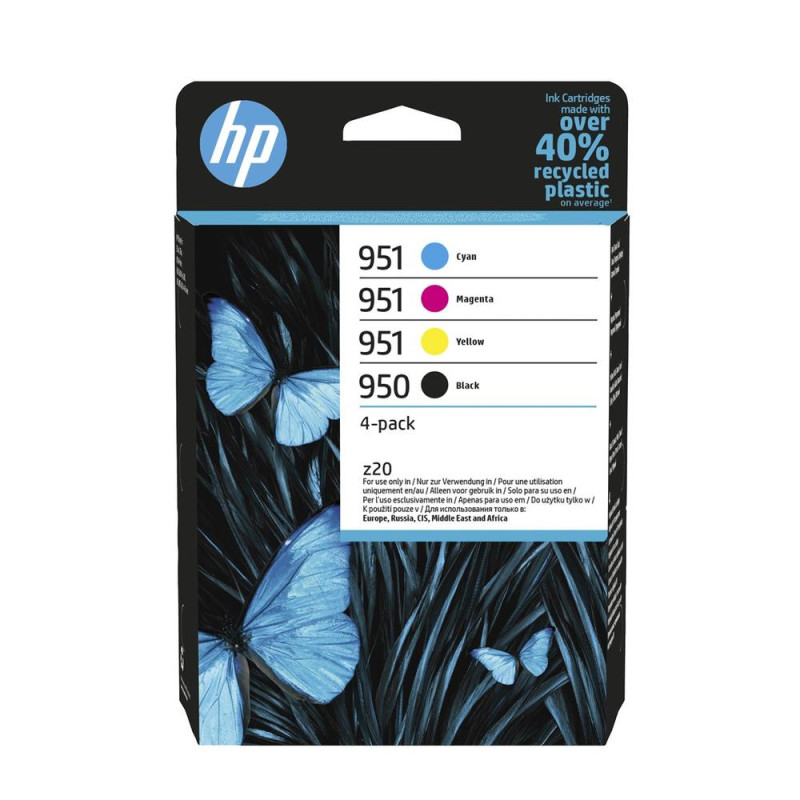 Pack tinta hp 950 negro y 951 cian magenta amarillo Pack tinta hp 950 negro y 951 cian magenta amarillo