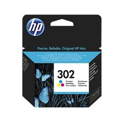 Cartucho tinta hp f6u65ae tricolor 302 officejet 3830