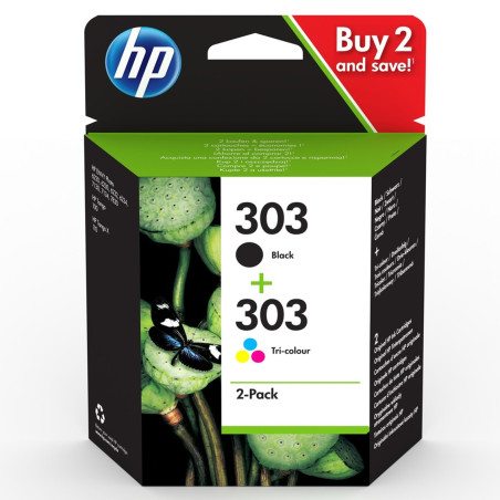 Pack cartucho tinta hp 3ym92ae n 303
