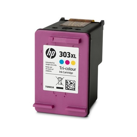 Cartucho tinta hp original 303xl t6n03ae tricolor cian magenta amarillo