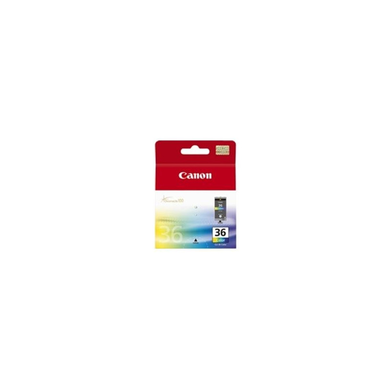Cartucho tinta canon cli 36 cian -  magenta -  amarillo pixma mini 260 -  ip100