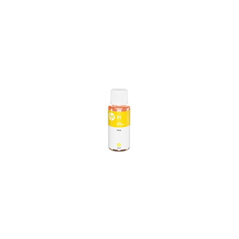 Botella tinta hp 31 amarilla 70ml 8000 paginas Botella tinta hp 31 amarilla 70ml 8000 paginas