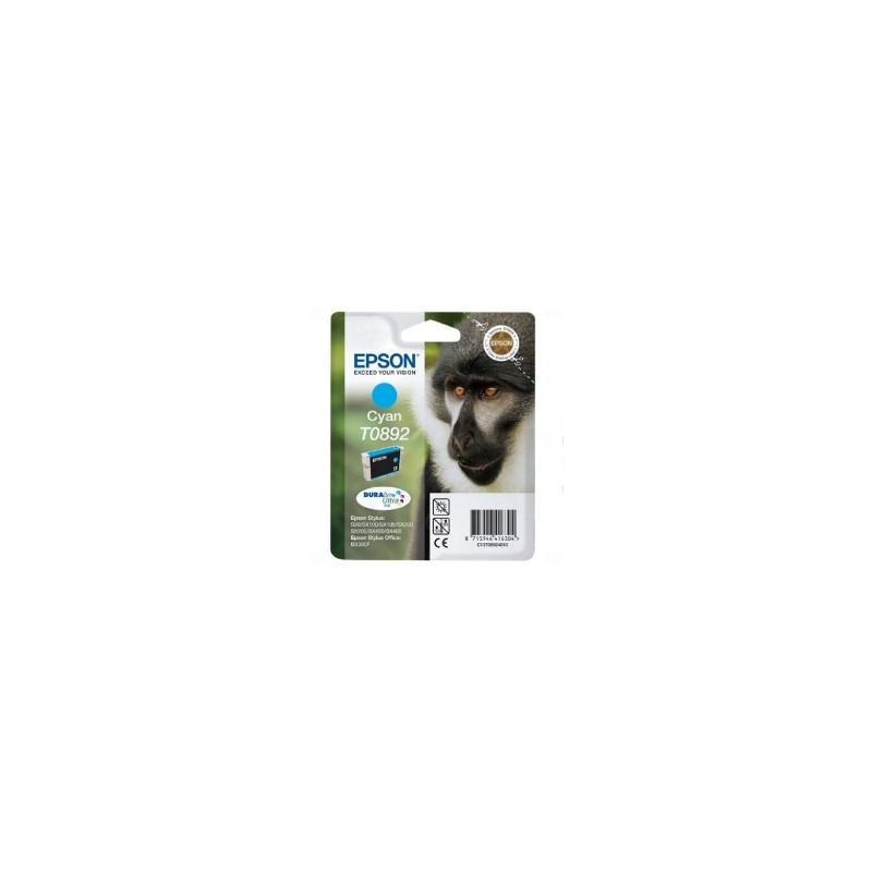 Cartucho tinta epson t0892 cian 3.5ml s20 - sx105 - sx200 - sx205 - sx 405 - mono