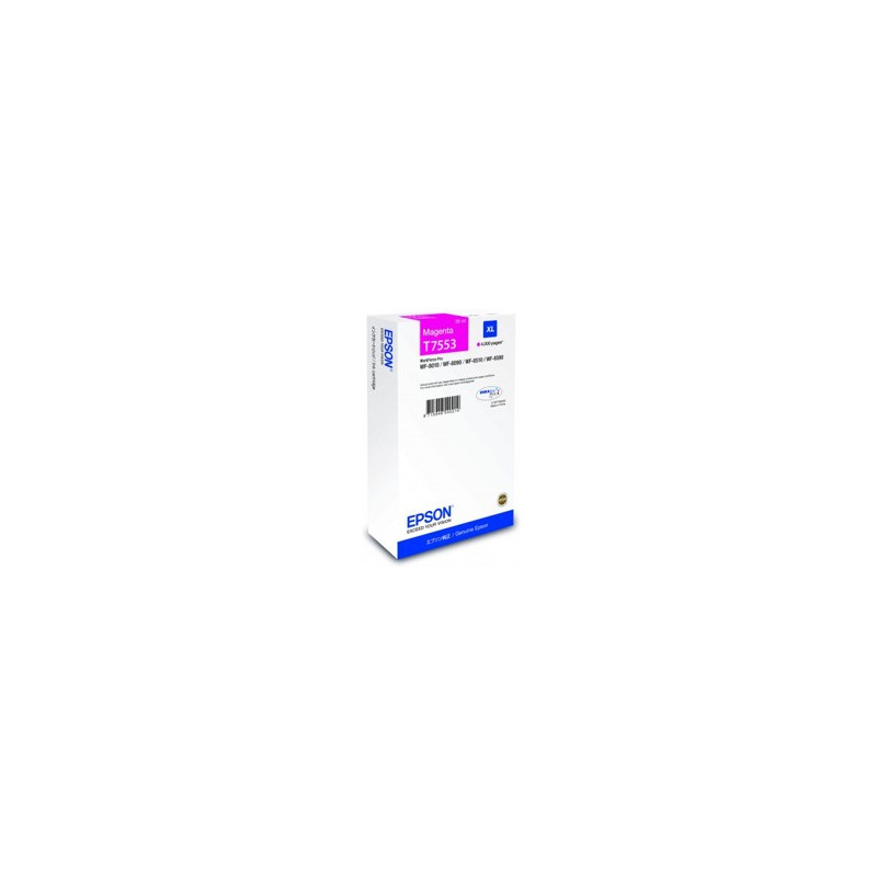 Cartucho tinta epson c13t755340 magenta xl 4000 paginas