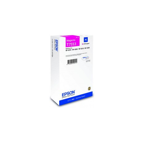 Cartucho tinta epson c13t755340 magenta xl 4000 paginas