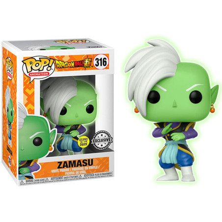 Funko pop dragon ball super zamasu glow in the dark brillo en la oscuridad exclurivo 26634