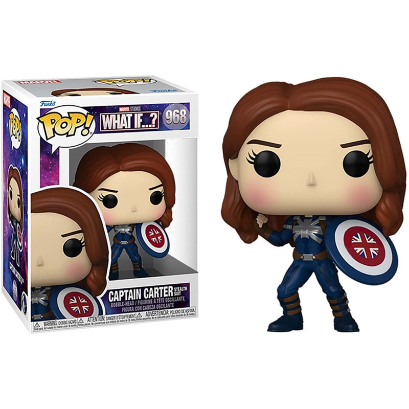 Funko pop marvel what if captain carter stealth suit 58653