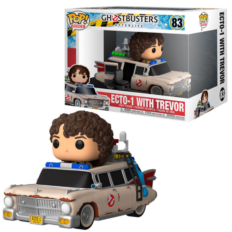 Funko pop ride super deluxe cine cazafantasmas afterlife ecto 1 with trevos 47679