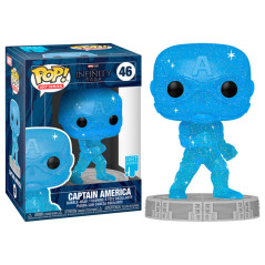 Funko pop marvel infinity saga captain america espacio gem 57614