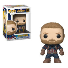 Funko pop marvel infinity war captain america 26466