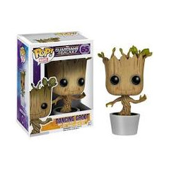 Funko pop bobble marvel los guardianes de la galaxia groot bailando