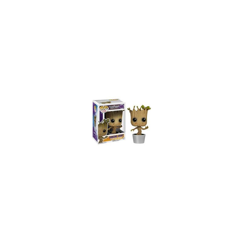 Funko pop bobble marvel los guardianes de la galaxia groot bailando