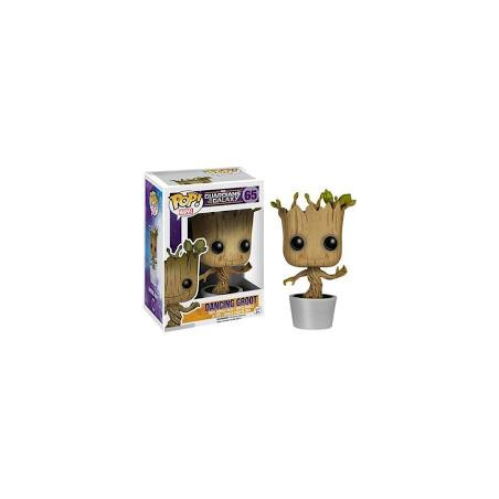 Funko pop bobble marvel los guardianes de la galaxia groot bailando