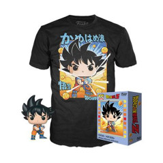 Pop & tee dragon ball z goku kamehameha funko + camiseta heel l ut - 56667l
