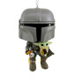 Adorno de navidad funko star wars mandaloriano & grogu figure of resin