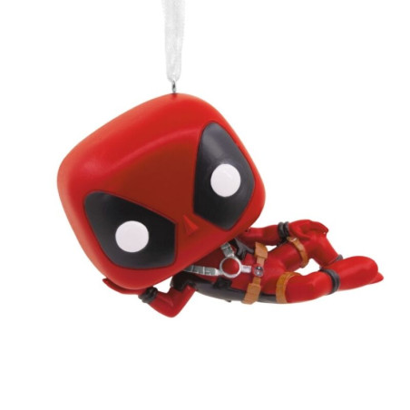 Adorno de navidad funko marvel deadpool figure of resin