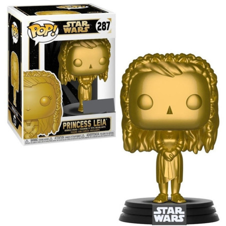 Funko pop star wars princesa leia dorada edicion especial excluivo 43017