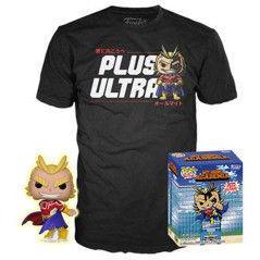Pop & tee my hero academia all might funko + camiseta heel m ut - 56664m