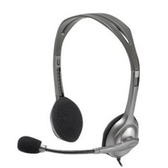 AURICULARESMICRO LOGITECH H111 PLATEADO