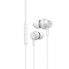 Auriculares aiwa estm - 500wt jack 3.5mm white