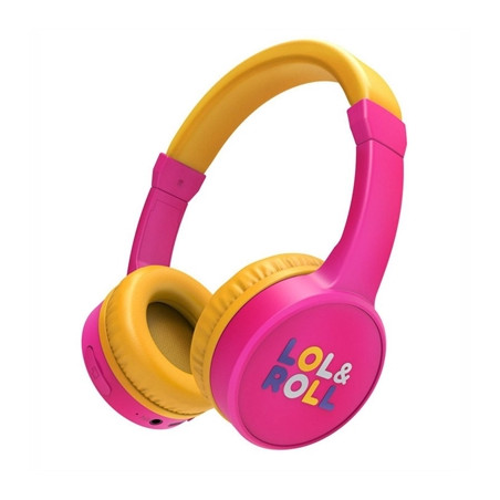 Auriculares micro energy sistem lol&roll pop rosa supraural - bt 5.1 - jack 3.5mm - multiplataforma