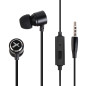 Auriculares phoenix de botn with microphone hands libres colgar y descolgar en cable conector jack 3.5 colour negro