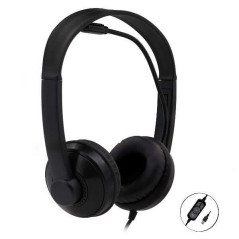 Auriculares nilox mic control vol negro alambrico conexion usb