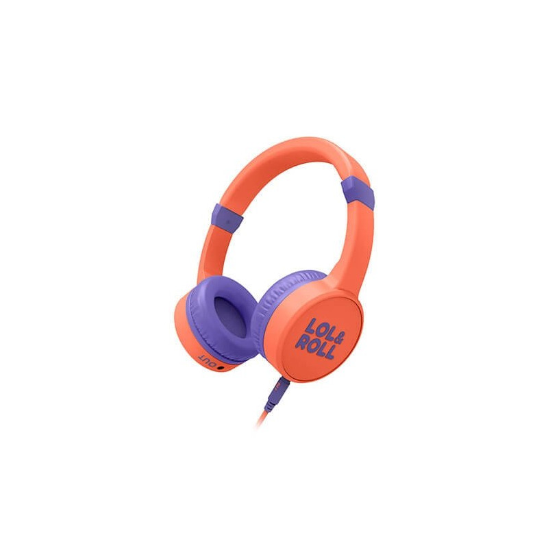 Auriculares micro energy sistem lol&roll orange supraural -  diadema -  jack 3.5mm -  limitador de volumen