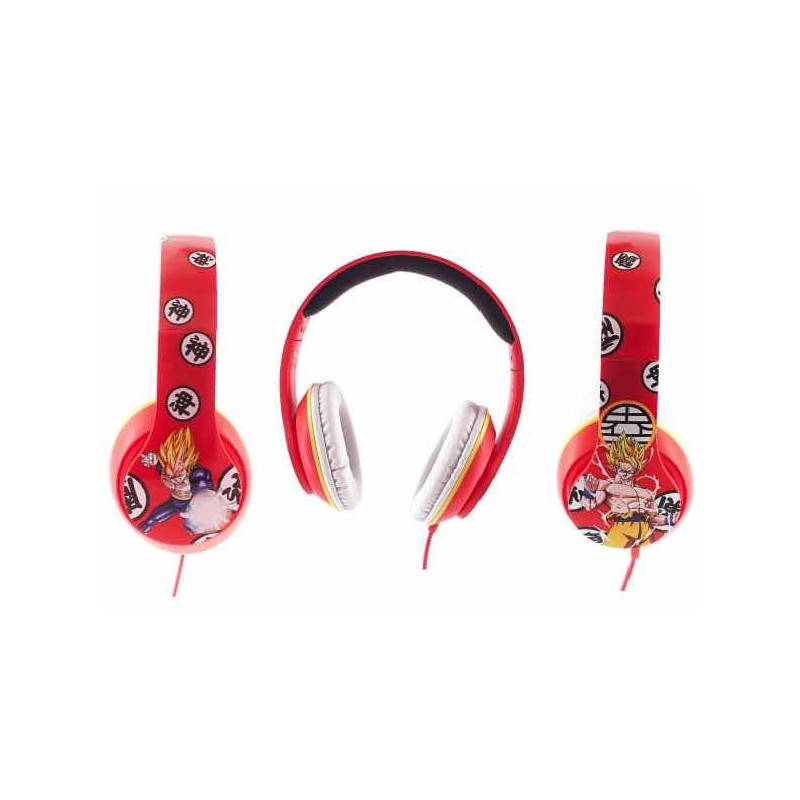 Auriculares teknofun madcow entertainment dragon ball z goku & vegeta