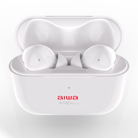 Auriculares inalambricos aiwa ebtw - 888anc bluetooth - gateacion de ruido - color blanco