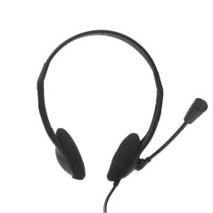 Auriculares nilox mic control vol negro alambrico conexion usb