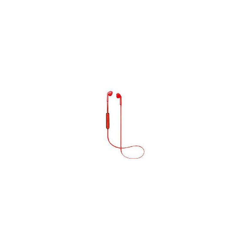 Auriculares bluetooth de boton nevir rojo