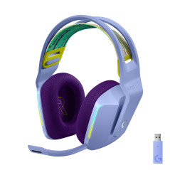 Auricular with microphone logitech g g7 wireless gaming inalambrico lila