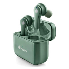 Auriculares inalambricos ngs artica bloom green bluetooth 5.1 + estuche de carga - green
