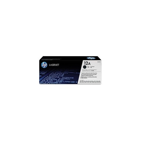 HP 12A Black Original LaserJet Toner Cartridge