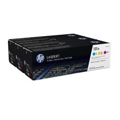 HP Confezione da 3 cartucce Toner originali ciano/magenta/giallo LaserJet 131A