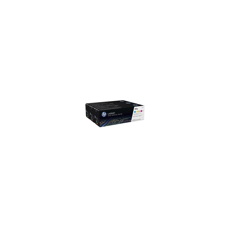 HP Confezione da 3 cartucce Toner originali ciano/magenta/giallo LaserJet 131A