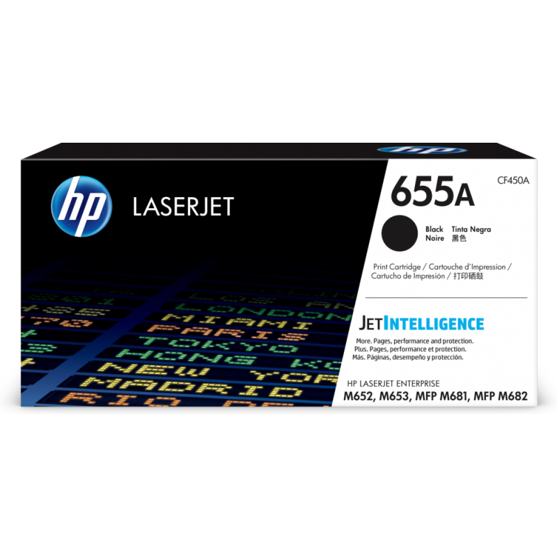 HP Cartuccia toner nero originale LaserJet 655A HP Cartuccia toner nero originale LaserJet 655A