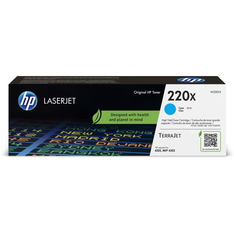 HP Cartuccia toner originale ciano LaserJet 220X HP Cartuccia toner originale ciano LaserJet 220X