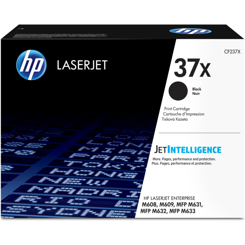 HP Cartuccia toner nero originale ad alta capacità LaserJet 37X HP Cartuccia toner nero originale ad alta capacità LaserJet 37X