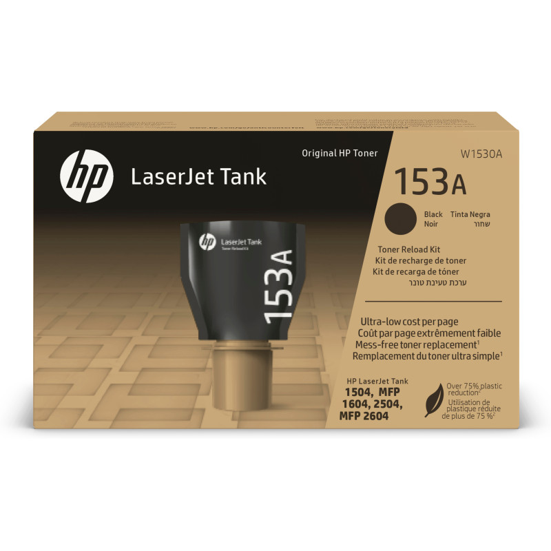 HP 153A Black Original LaserJet Tank Toner Reload Kit HP 153A Black Original LaserJet Tank Toner Reload Kit
