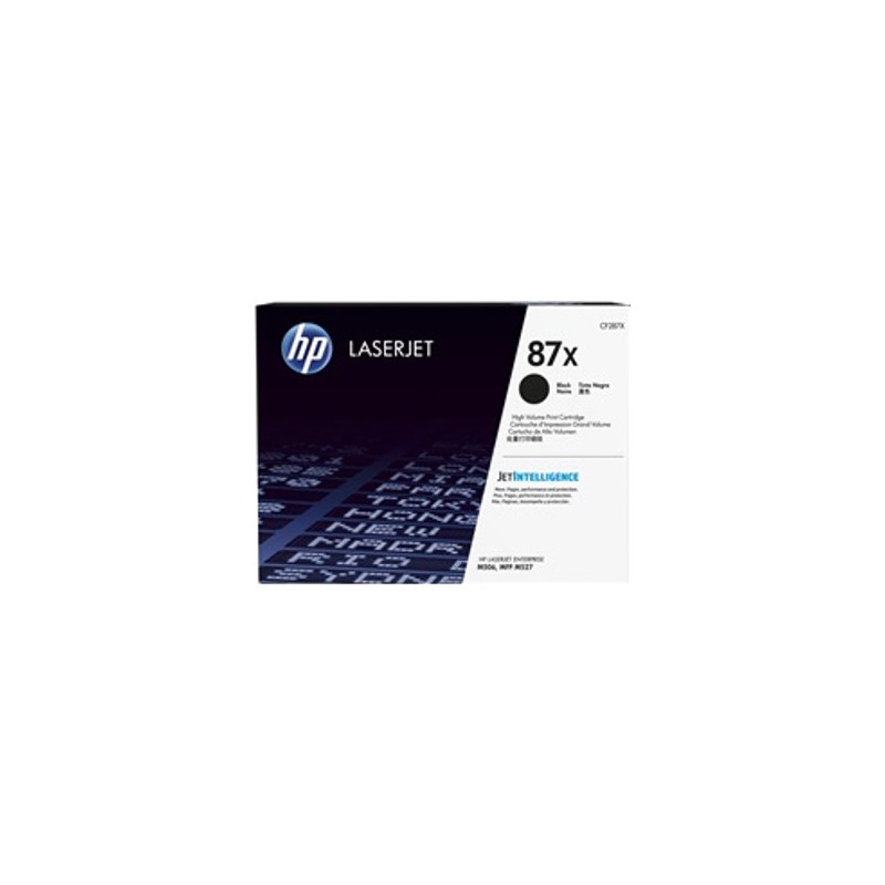 HP Cartuccia Toner originale nero ad alta capacità LaserJet 87X HP Cartuccia Toner originale nero ad alta capacità LaserJet 87X