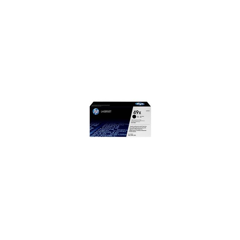 HP 49X High Yield Black Original LaserJet Toner Cartridge HP 49X High Yield Black Original LaserJet Toner Cartridge