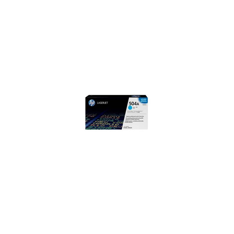 HP 504A Cyan Original LaserJet Toner Cartridge HP 504A Cyan Original LaserJet Toner Cartridge