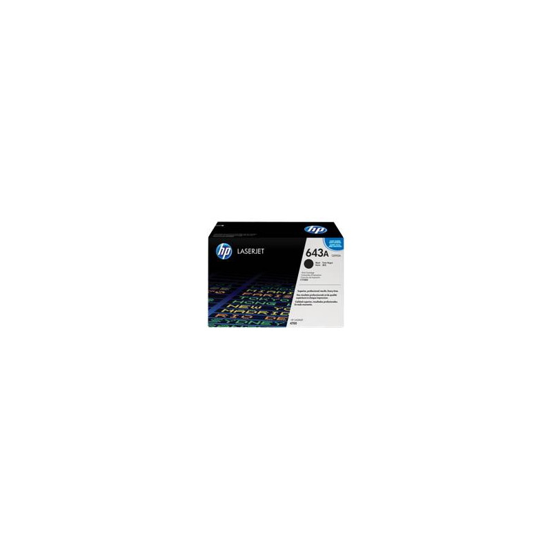 HP 643A Black Original LaserJet Toner Cartridge HP 643A Black Original LaserJet Toner Cartridge