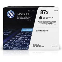HP Confezione da 2 cartucce toner nero originale ad alta capacità LaserJet 87X