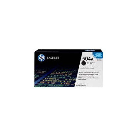 HP 504A Black Original LaserJet Toner Cartridge