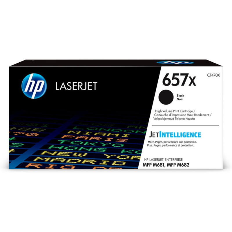 HP 657X High Yield Black Original LaserJet Toner Cartridge