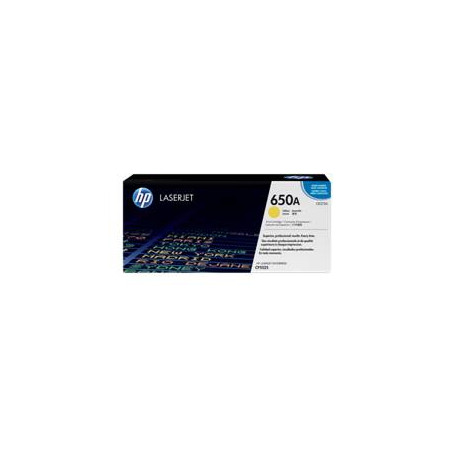 HP 650A Yellow Original LaserJet Toner Cartridge
