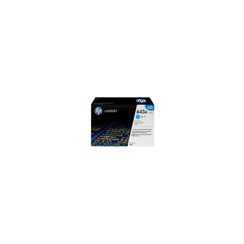 HP 643A Cyan Original LaserJet Toner Cartridge HP 643A Cyan Original LaserJet Toner Cartridge